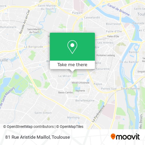 81 Rue Aristide Maillol map