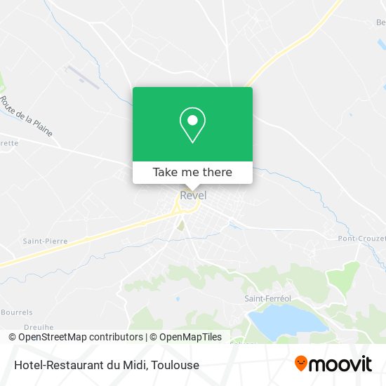 Hotel-Restaurant du Midi map