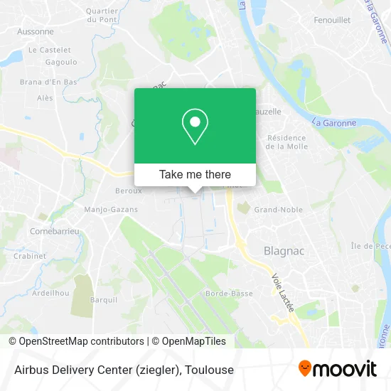Airbus Delivery Center (ziegler) map