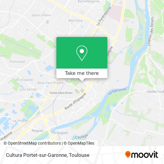 Cultura Portet-sur-Garonne map
