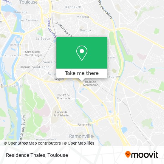 Residence Thales map