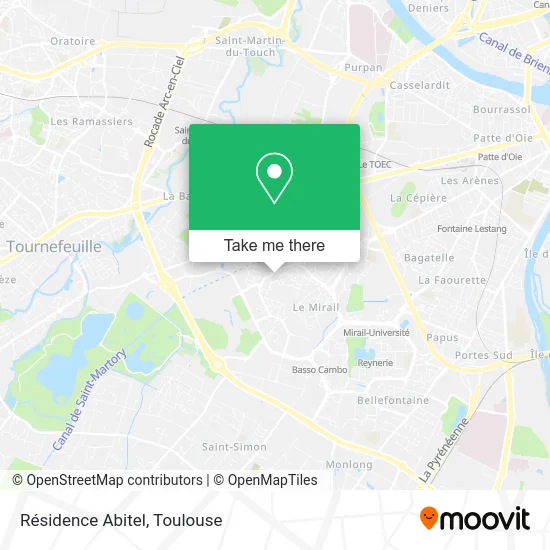 Résidence Abitel map