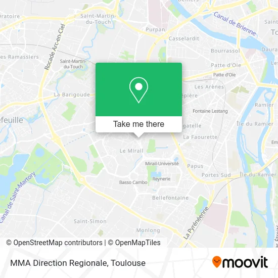 MMA Direction Regionale map