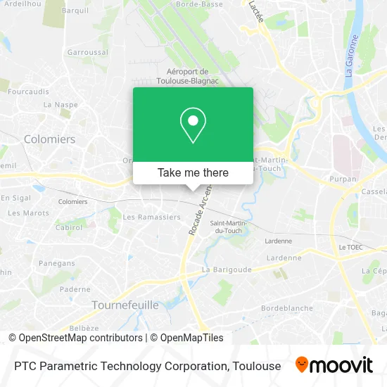 PTC Parametric Technology Corporation map
