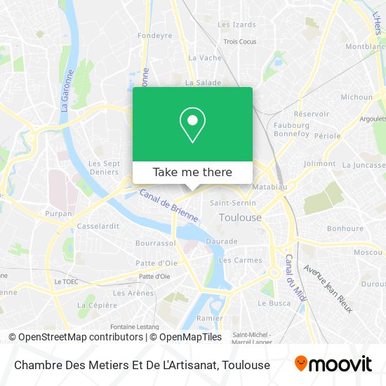 Mapa Chambre Des Metiers Et De L'Artisanat