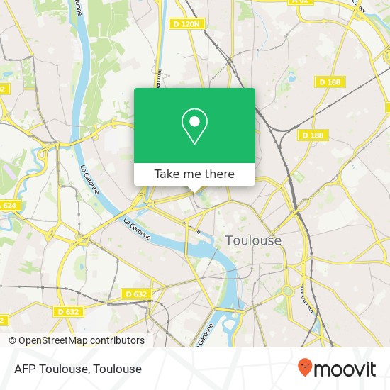 Mapa AFP Toulouse