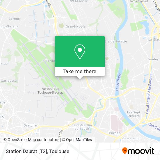 Station Daurat [T2] map