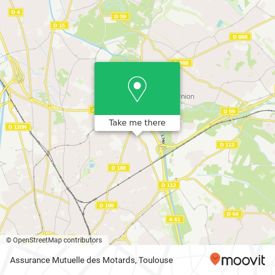 Assurance Mutuelle des Motards map