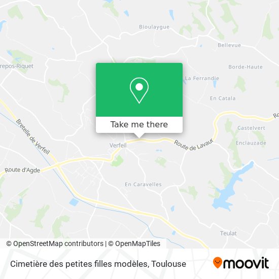 Cimetière des petites filles modèles map