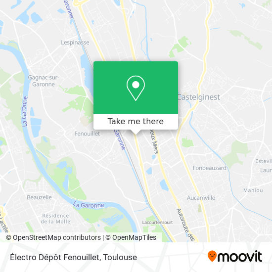 Électro Dépôt Fenouillet map