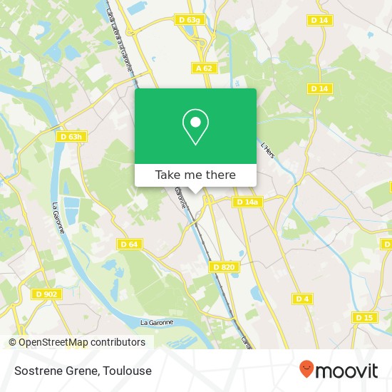 Sostrene Grene map