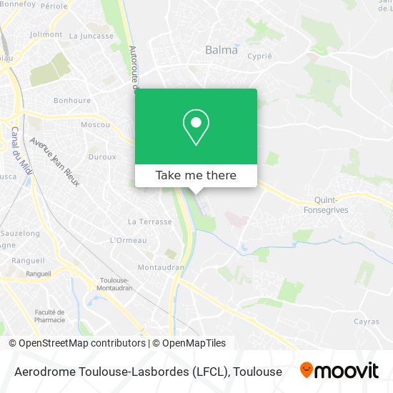 Aerodrome Toulouse-Lasbordes (LFCL) map