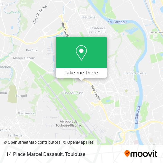 14 Place Marcel Dassault map