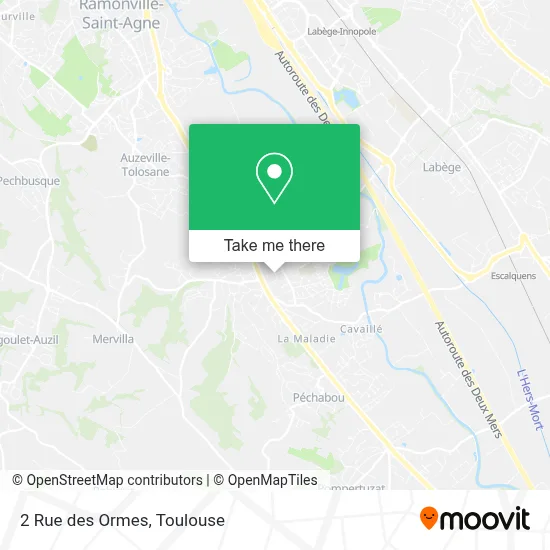 2 Rue des Ormes map
