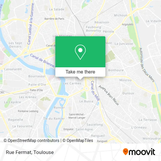 Rue Fermat map