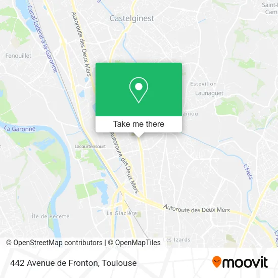 442 Avenue de Fronton map