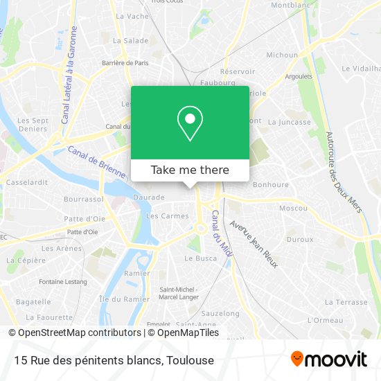 15 Rue des pénitents blancs map