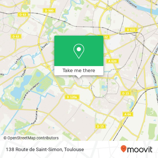 Mapa 138 Route de Saint-Simon
