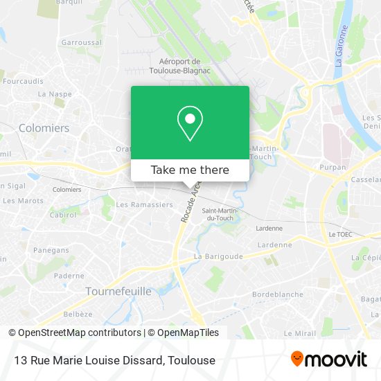 Mapa 13 Rue Marie Louise Dissard