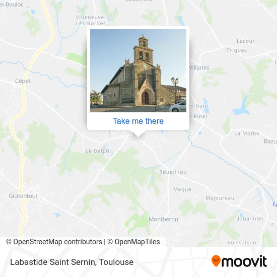Labastide Saint Sernin map