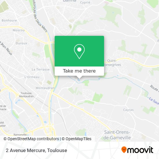 2 Avenue Mercure map