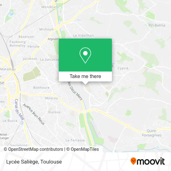 Lycée Saliège map