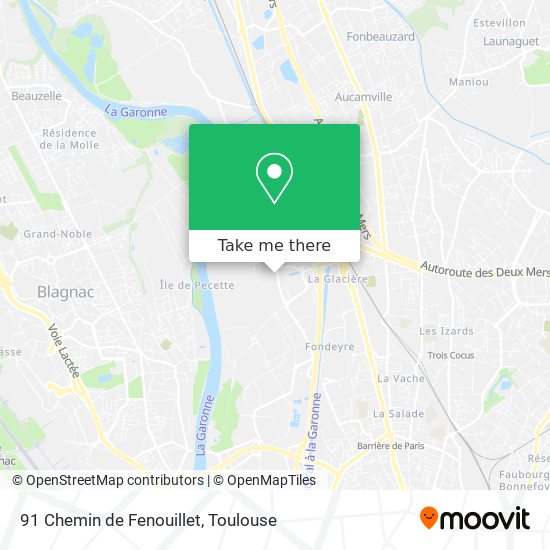91 Chemin de Fenouillet map