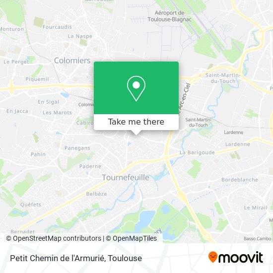Petit Chemin de l'Armurié map