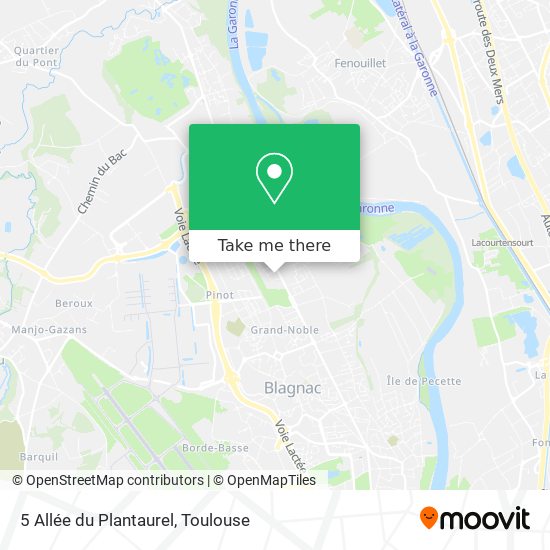 5 Allée du Plantaurel map