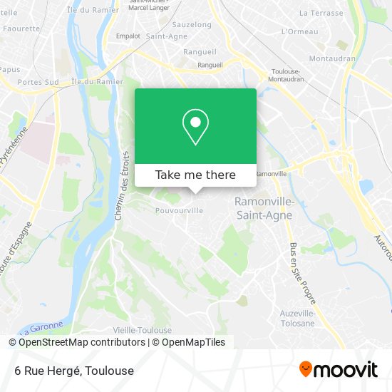 Mapa 6 Rue Hergé