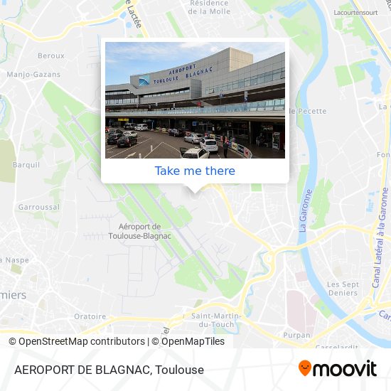 Mapa AEROPORT DE BLAGNAC