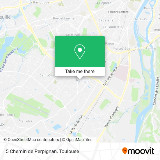 5 Chemin de Perpignan map