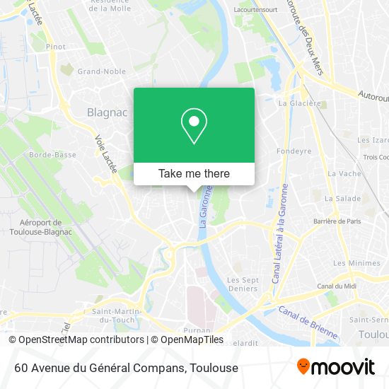 60 Avenue du Général Compans map