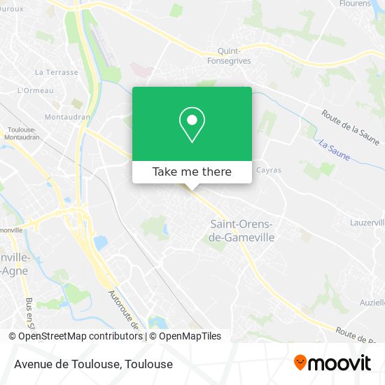 Avenue de Toulouse map