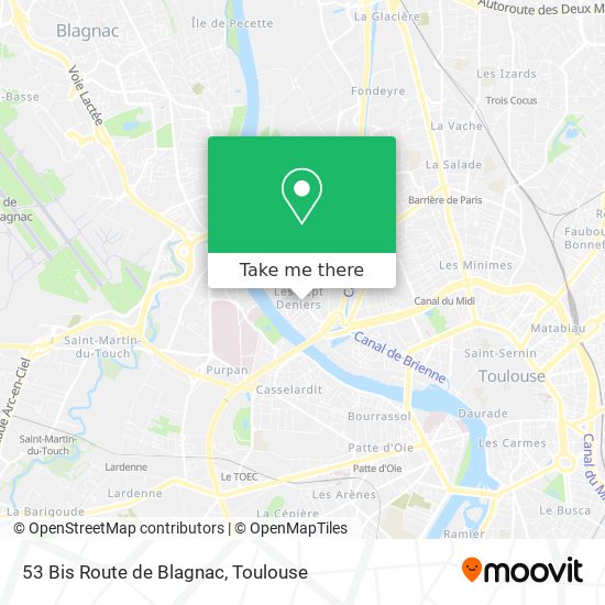 53 Bis Route de Blagnac map