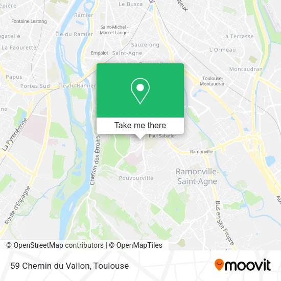 59 Chemin du Vallon map