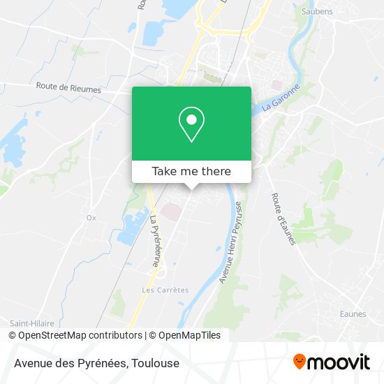 Avenue des Pyrénées map