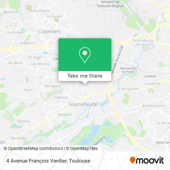 4 Avenue François Verdier map