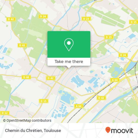 Chemin du Chrétien map