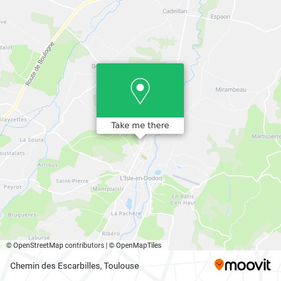 Chemin des Escarbilles map