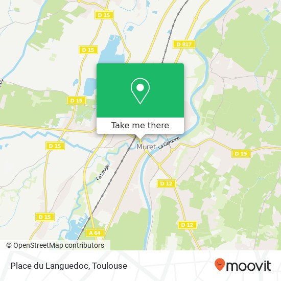Mapa Place du Languedoc