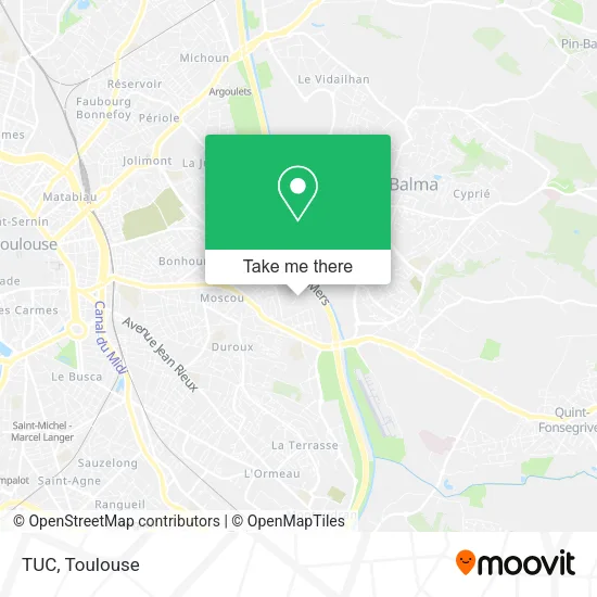 TUC map