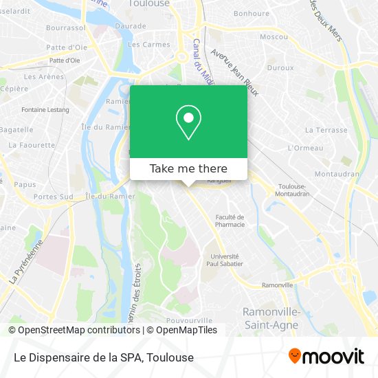 Mapa Le Dispensaire de la SPA