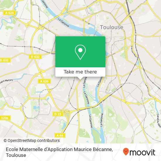 Mapa Ecole Maternelle d'Application Maurice Bécanne