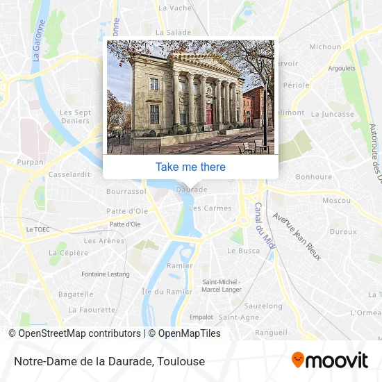 Notre-Dame de la Daurade map