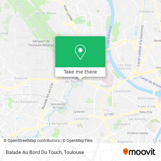 Balade Au Bord Du Touch map