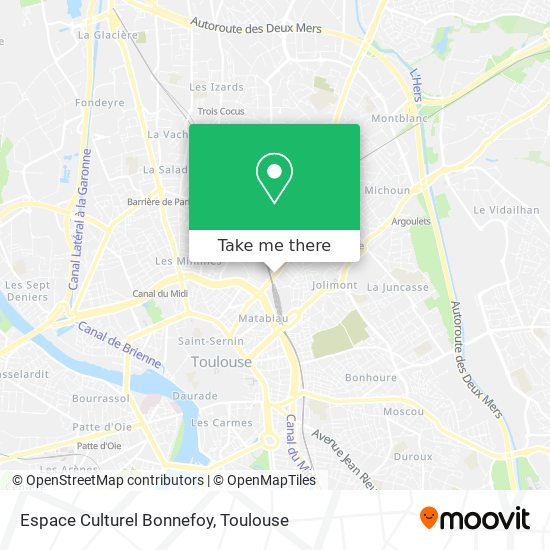 Mapa Espace Culturel Bonnefoy