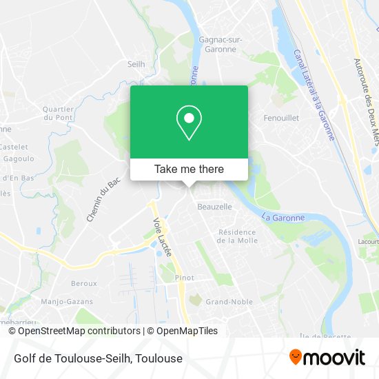 Golf de Toulouse-Seilh map