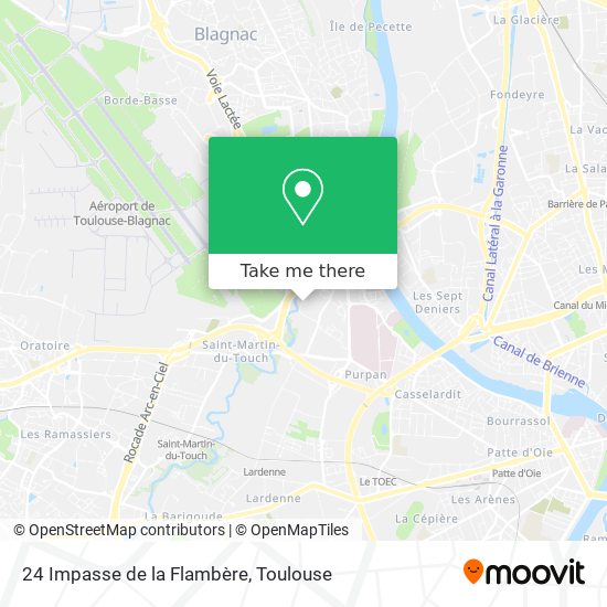 24 Impasse de la Flambère map