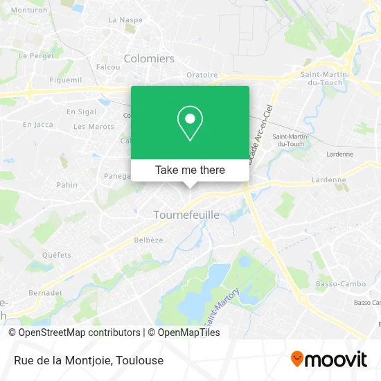 Rue de la Montjoie map